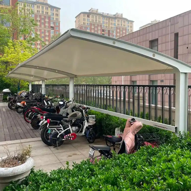 兴城市膜结构电动车棚